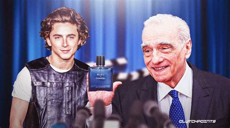 martin scorsese bleu de chanel|chanel commercial with timothee chalamet.